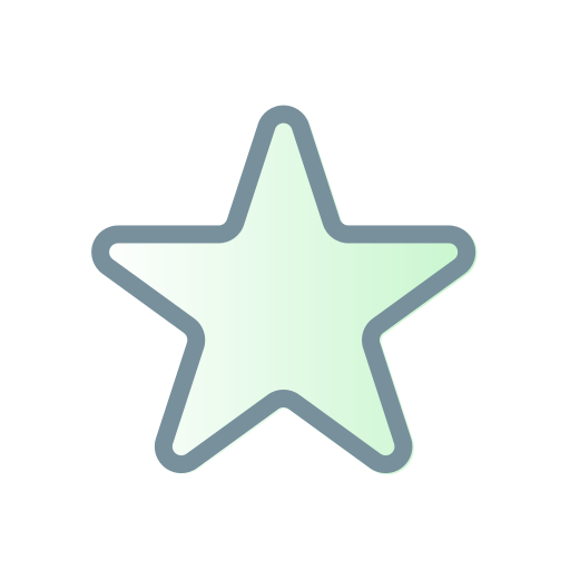 Звезда Generic gradient lineal-color иконка