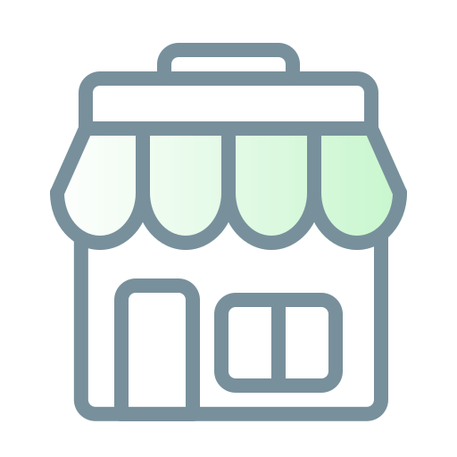 Store Generic gradient lineal-color icon