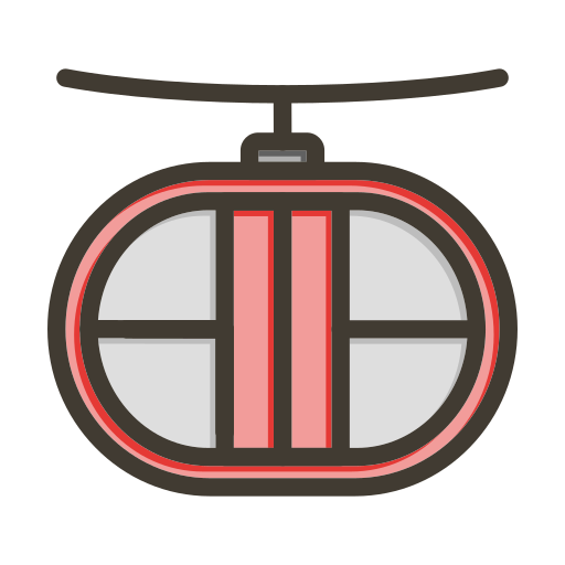 Ski lift Generic color lineal-color icon