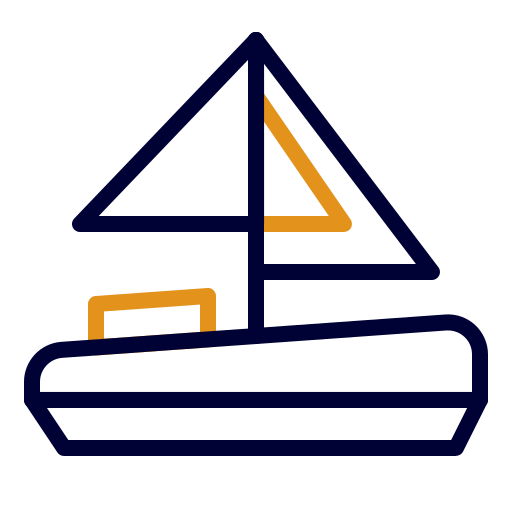 Лодка Generic color outline иконка