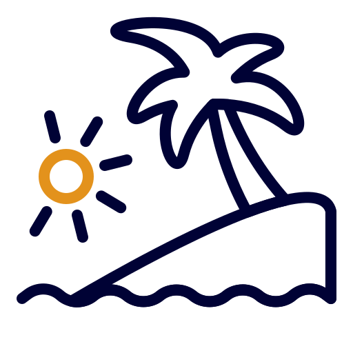 ilha Generic color outline Ícone