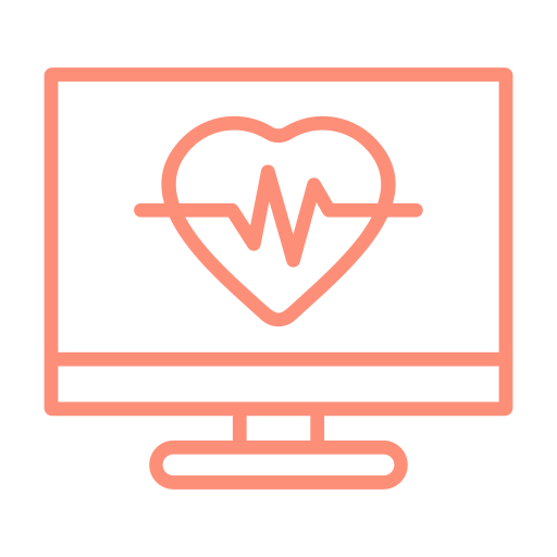 Heart rate Generic color outline icon