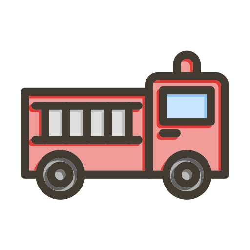 Fire truck Generic color lineal-color icon