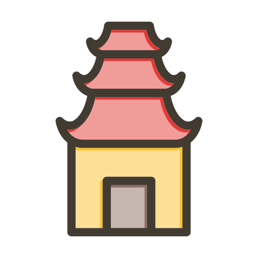 Świątynia Generic color lineal-color ikona