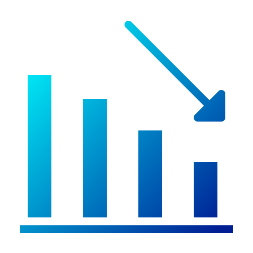 차트 Generic gradient fill icon