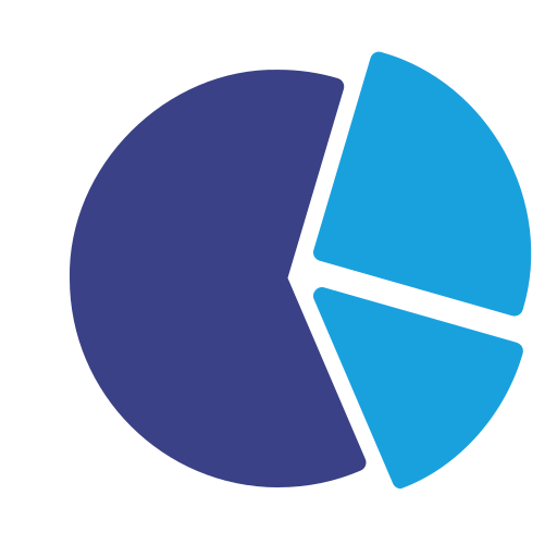 Pie chart Generic color fill icon