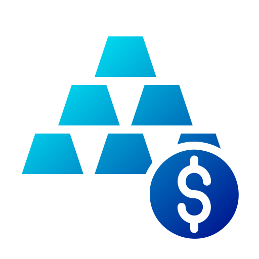 sztabki złota Generic gradient fill ikona