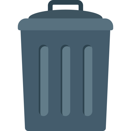 Recycle bin Generic color fill icon