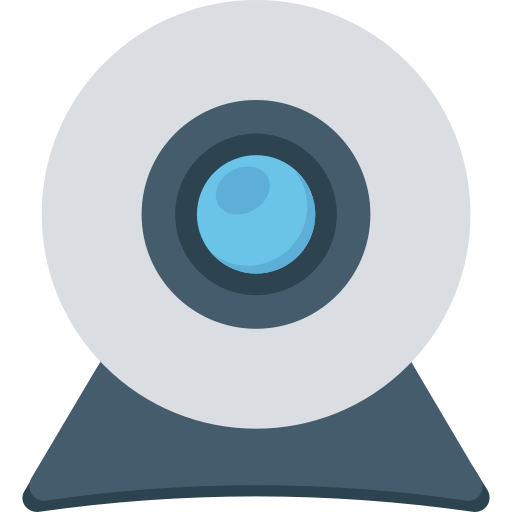 webcam Generic color fill icon