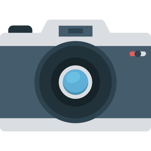 cámara digital Generic color fill icono