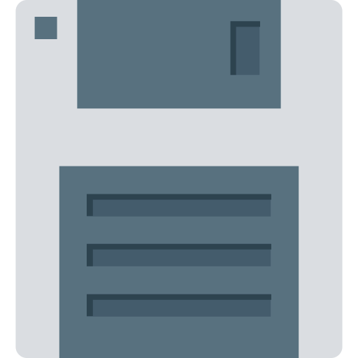 Floppy drive Generic color fill icon