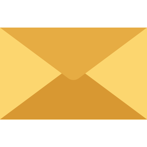 封筒の手紙 Generic color fill icon