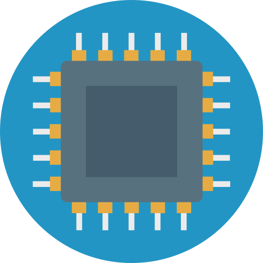 mikrochip Generic color fill icon