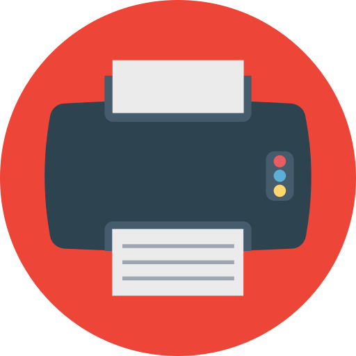 maquina de fax Generic color fill Ícone