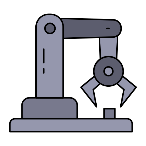 산업용 로봇 Generic color lineal-color icon