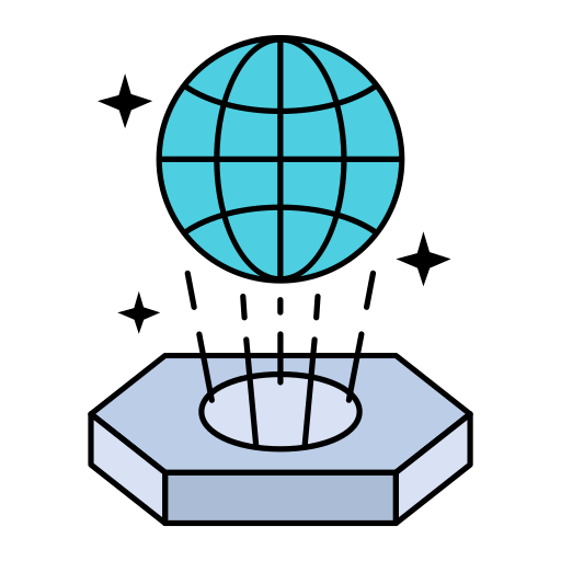 홀로그램 Generic color lineal-color icon