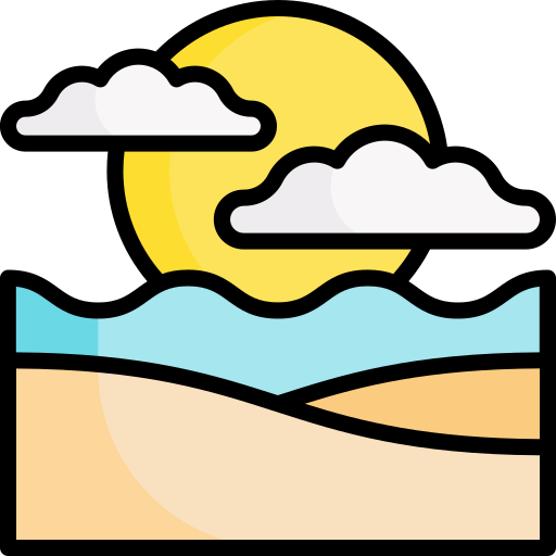 여름 Generic color lineal-color icon