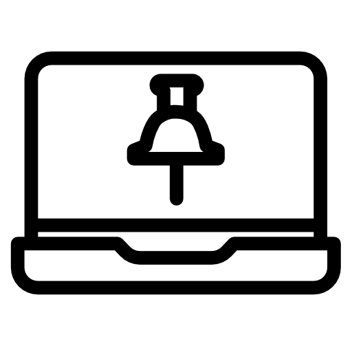 ordenador portátil Kiranshastry Lineal icono