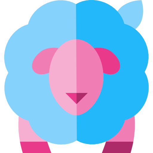 羊 Basic Straight Flat icon