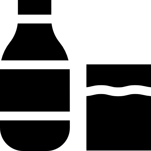 leche Basic Straight Filled icono