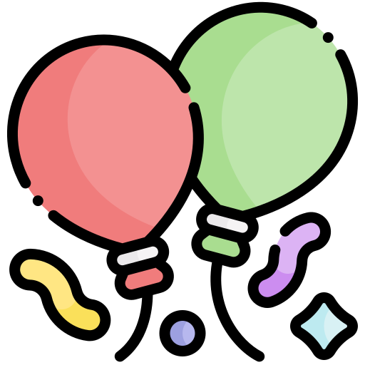 Party Generic color lineal-color icon