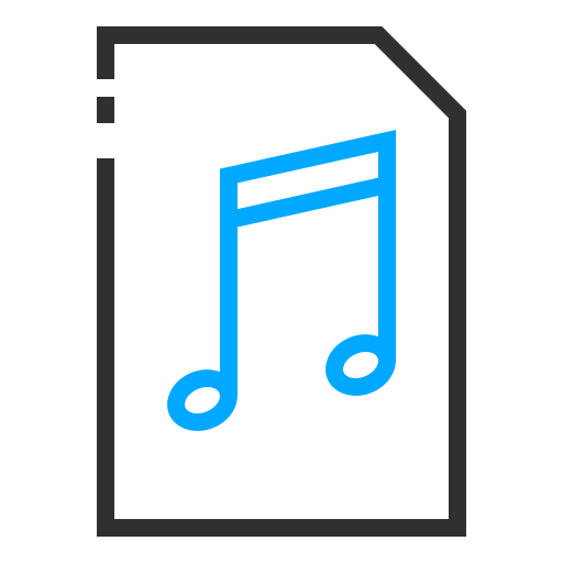 audio Generic color outline icono