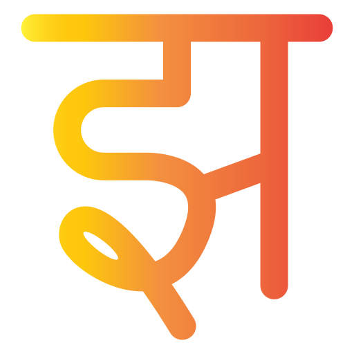 hindi Generic gradient outline icoon