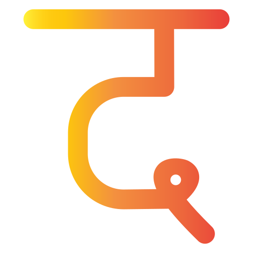 hindi Generic gradient outline Ícone