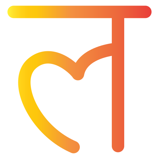 hindi Generic gradient outline Ícone