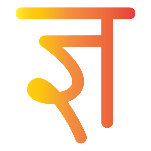 hindi Generic gradient outline Icône