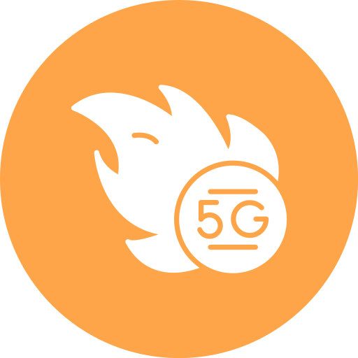 5g Generic color fill icon