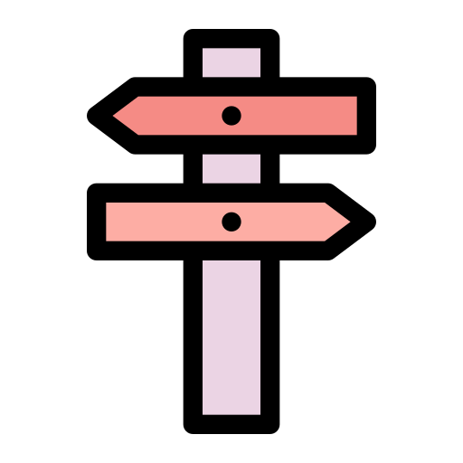 方向 Generic color lineal-color icon
