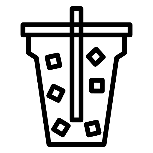 アイスティ Generic black outline icon