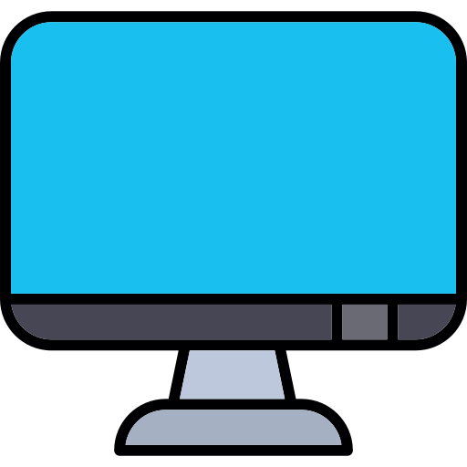 monitor Generic color lineal-color icon