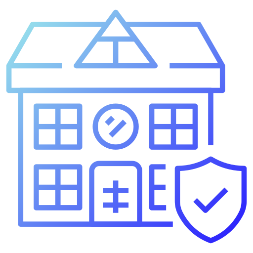 protección del hogar Generic gradient outline icono
