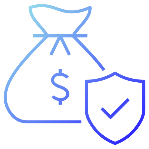 protección del dinero Generic gradient outline icono