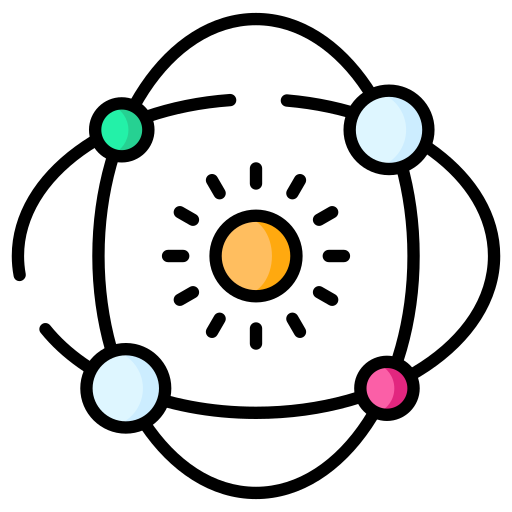 sistema solar Generic color lineal-color Ícone