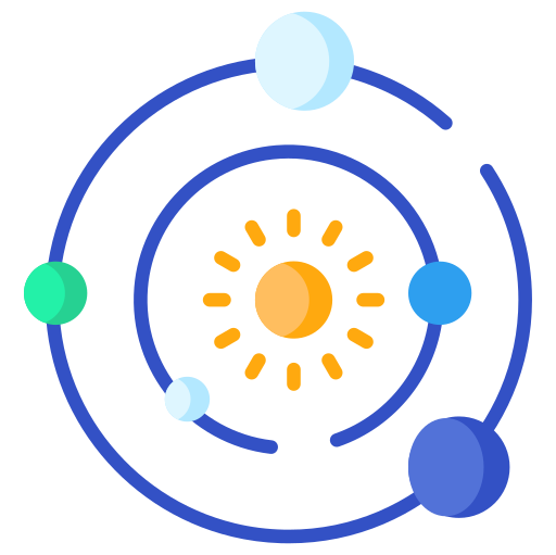 Solar system Generic color fill icon