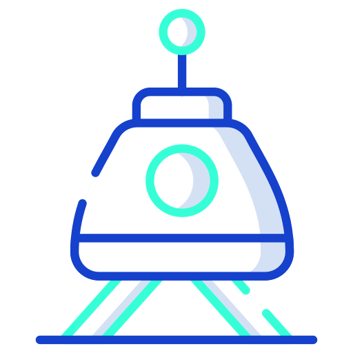 capsule spatiale Generic color lineal-color Icône