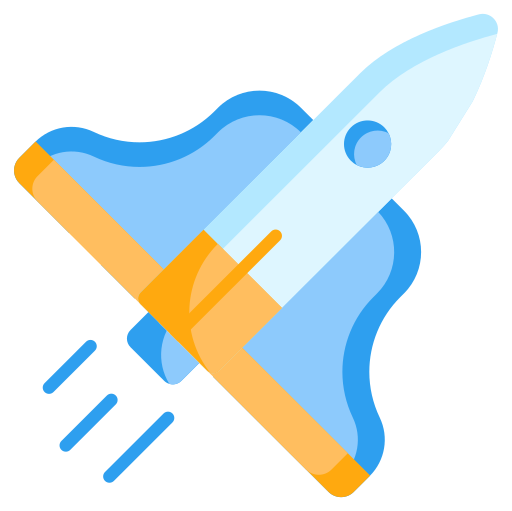 Space shuttle Generic color fill icon