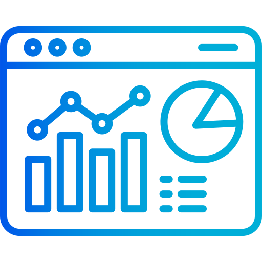 analytique Generic gradient outline Icône