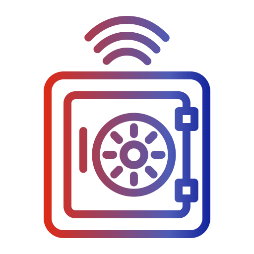 cassetta di sicurezza Generic gradient outline icona