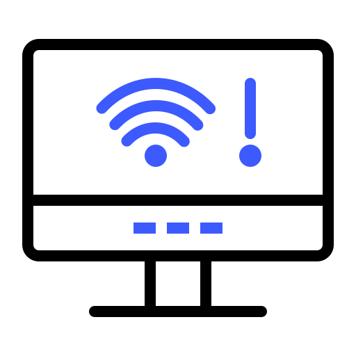 wi-fi 없음 Generic color outline icon