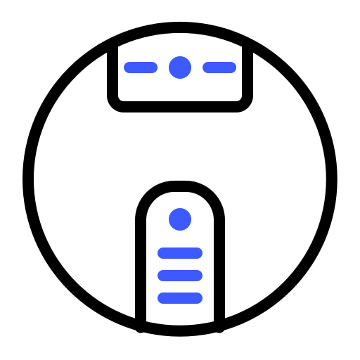 robotstofzuiger Generic color outline icoon