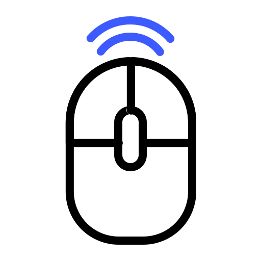 Mouse wireless Generic color outline icon