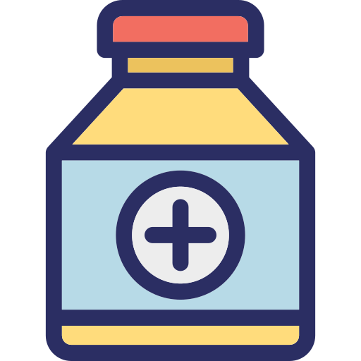 frasco de medicina Generic color lineal-color icono