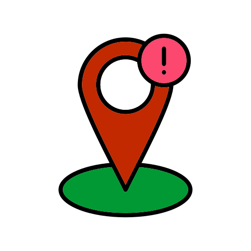 pin de ubicación Generic color lineal-color icono