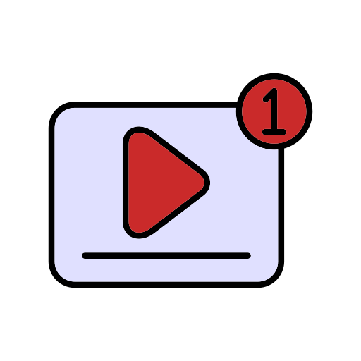 ビデオプレーヤー Generic color lineal-color icon