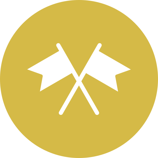 bandiera della corsa Generic color fill icona