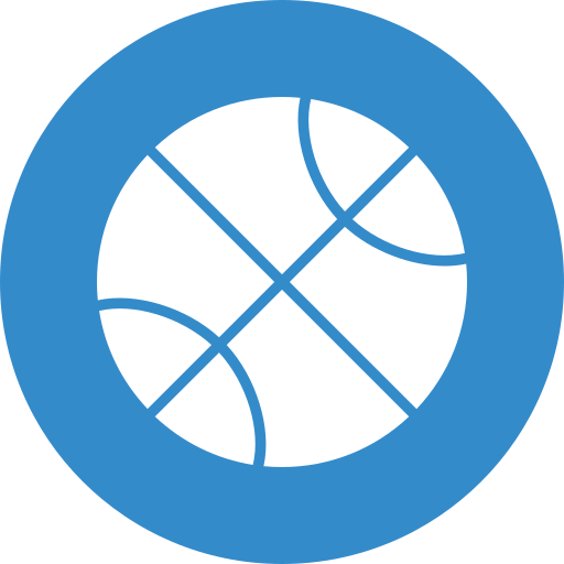 basketbal Generic color fill icoon